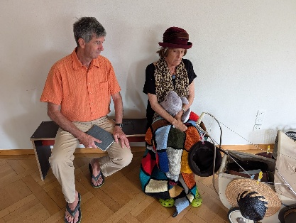 Sophia mit Polizist Pulver