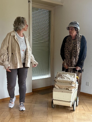 Sozialtante Gerber mit Sophia