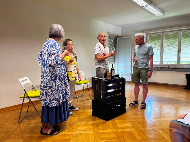 Szenenarbeit während der Probe