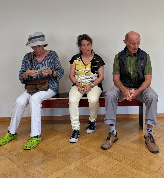 Darsteller während einer Probe