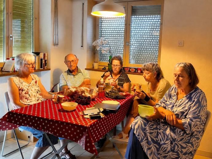 Pause während der Theaterprobe